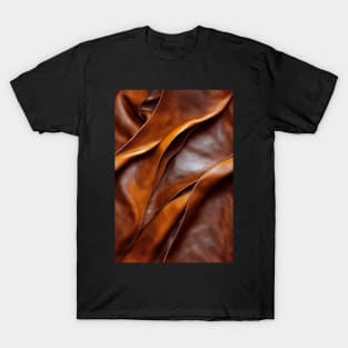 Imitation leather, natural and ecological leather print #1 T-Shirt